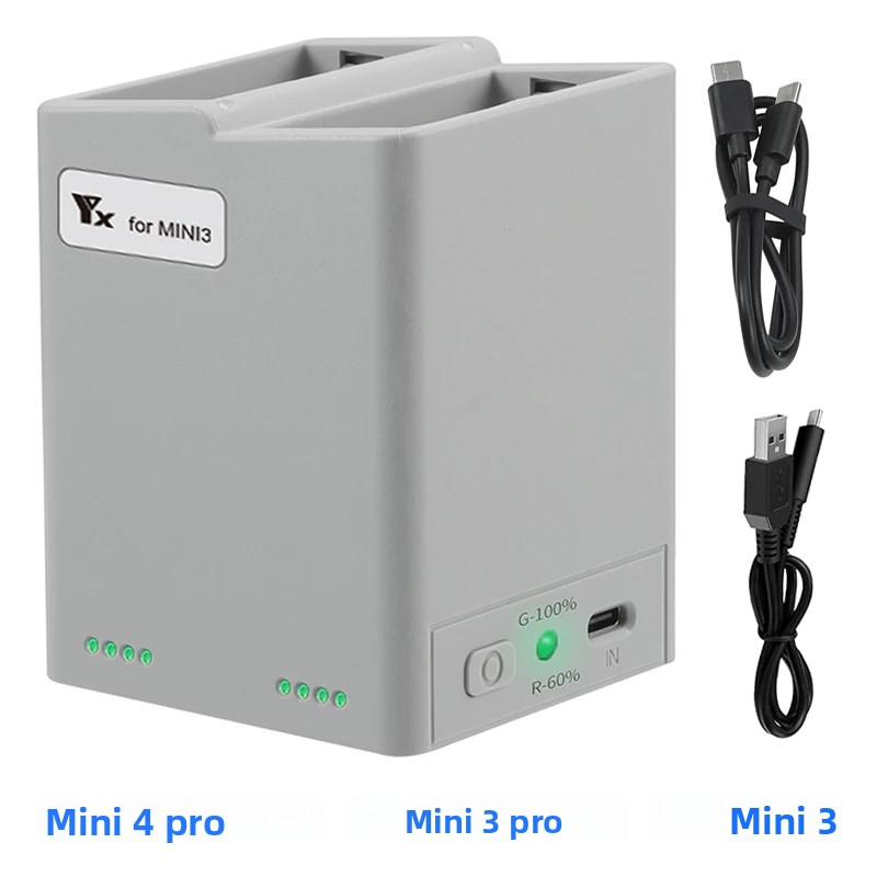Drone Battery Adapter - Charger Hub for DJI Mini 4