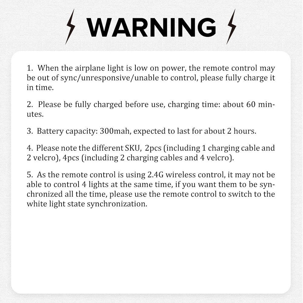 2PCS/4PCS Wireless LED Drone S - Drone Strobe Light review and price