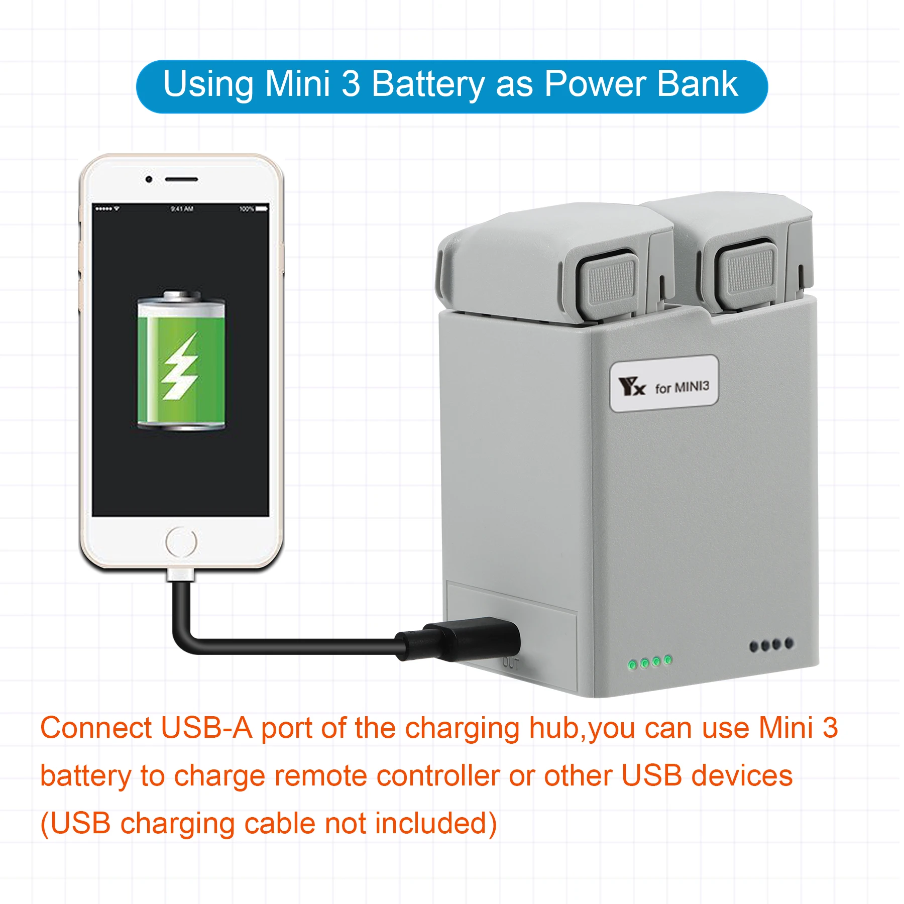 Charger Hub for DJI Mini 4 Pro - Drone Battery Adapter review and price