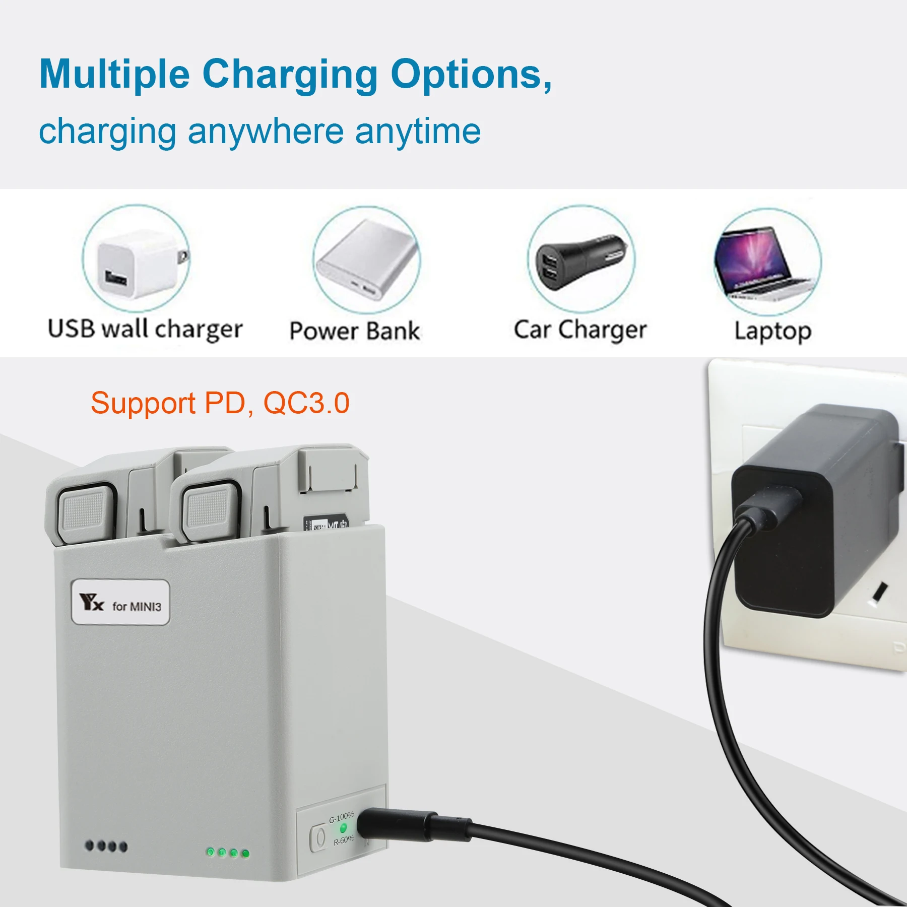 Charger Hub for DJI Mini 4 Pro - Drone Battery Adapter review and price