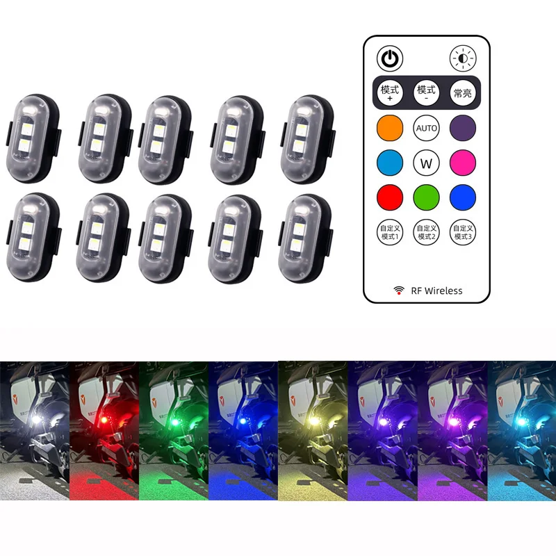 2/4/8Pcs Wireless Remote Contr - Drone Strobe Light review and price