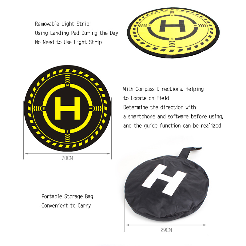 drone Parking apron with light - Drone Landing Pad review and price