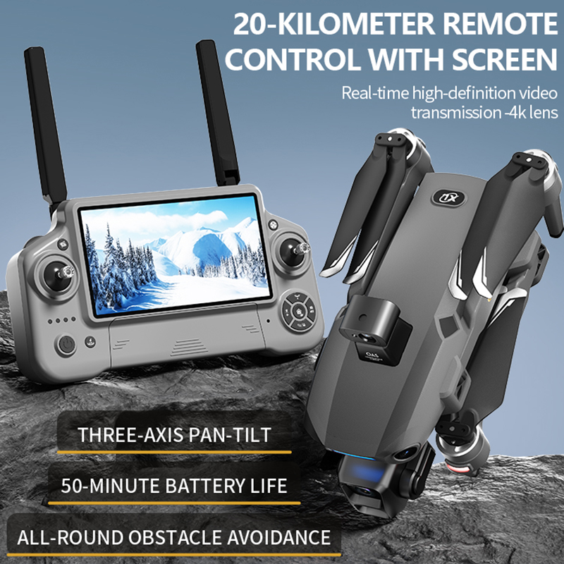 2026 New 8K Dual Camera Drone  - Drone Controller Screen review and price